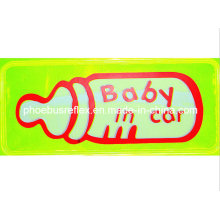 15cm X 5cm Baby im Auto High Visibility Aufkleber En13356